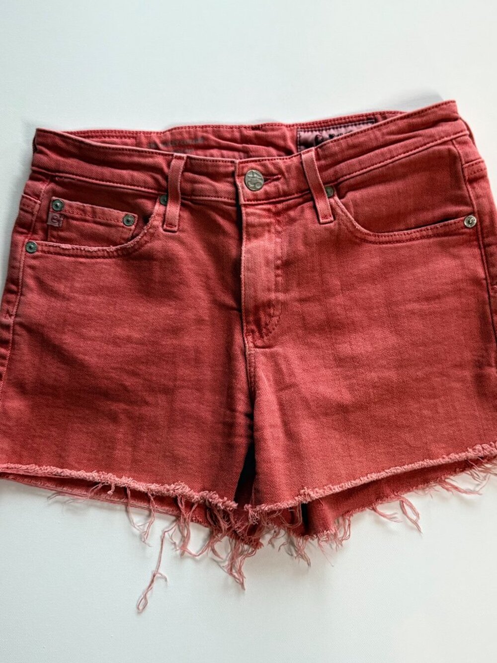 AG "The Hailey Cut-Off" Boyfriend Shorts SIZE 25